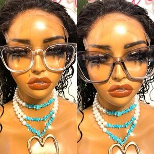 Stylish Clear Frame Glasses-Set -Anti Blue Screen Glasses